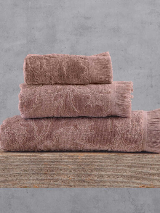 Rythmos Facecloth Sienna 50x90cm Terracotta Wei...