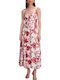 Summer Maxi Shirt Dress Multi