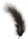 490550 Solid Color Marabou Feathers 17 Colors Set of 15 Pcs 18 Black