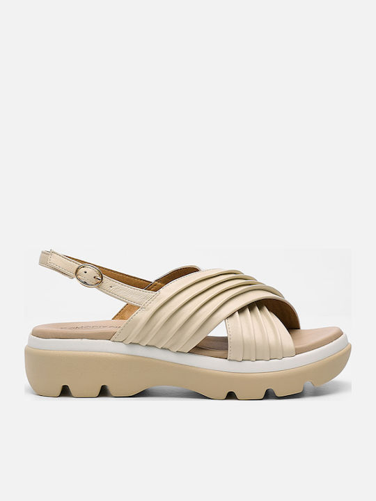 Anatomische Damenplattformen Beige