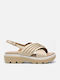 Anatomische Damenplattformen Beige