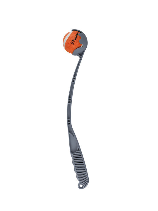 Jucărie Pisici Baston de Aruncat Minge 50cm Gri