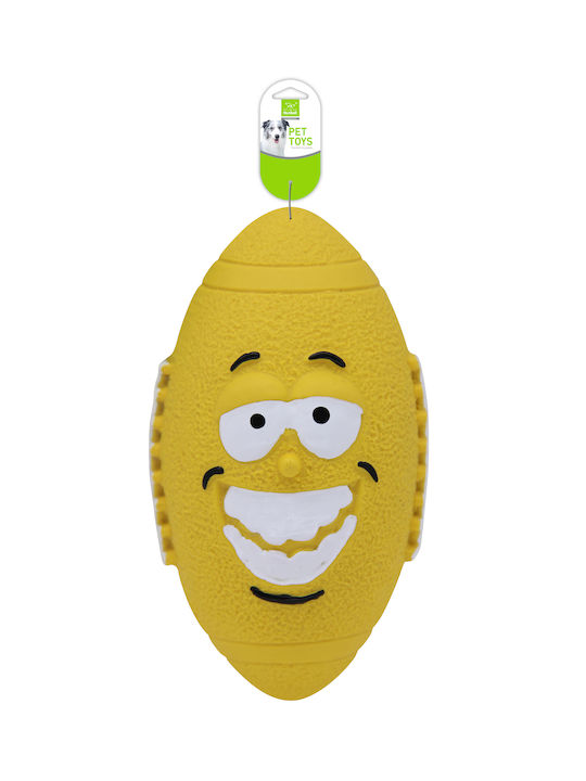 Nunbell Pet Топка Игра Куче от Каучук Жълта 1бр