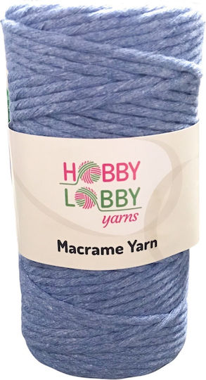 478812 Νήματα Macrame Yarn 300 Gr Μπλε 23