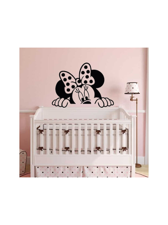 Wall Stickers For Kids Room Minnie 1 Pc. - Black