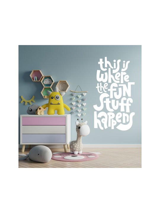 Wall Stickers For Kids Room Fun Stuff 1 Pc. - L...
