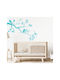 Wall Stickers For Kids Room Birds On Tree Branches 1 Pc. - Silver