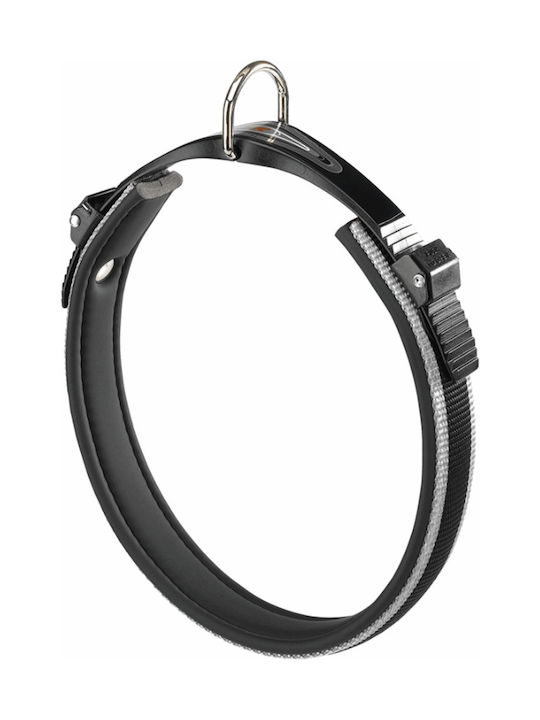 Ferplast Dog Collar Ergocomfort C15/42 A 34÷42cm B 15mm Silver Micro-Adjustment System Perfect Fit for Dogs Up to 30 Kg