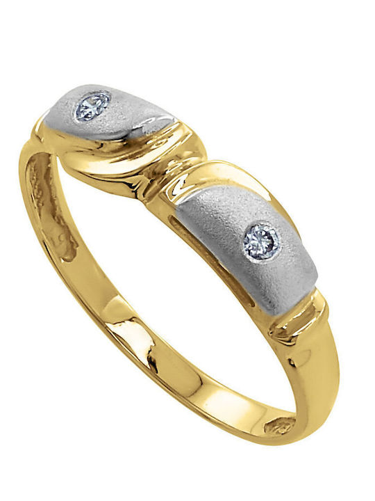 Antwnakakis Дамски Пръстен от Бяло злато 18K