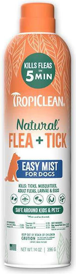 Tropiclean Natural Flea & Tick Easy Mist Spray Dogs Ψύλλους & Τσιμπούρια Σκύλους 396ml