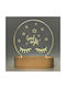 A Little Lovely Company Led Παιδικό Διακοσμητικό Φωτιστικό Μπεζ 17x14cm