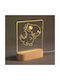 Led Kids Decorative Lamp Beige 20x14cm