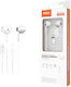 Moveteck 835503 In-ear Handsfree Headphones with Connector 3.5mm White