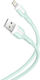XO Nb156 Regular USB 2.0 to micro USB Cable Πράσινο 1m (EP37) 1τμχ