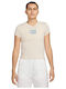 Sportswear Women's T-shirt Beige