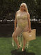 Rock Club Women's Dress Beachwear Beige