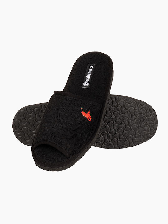Slapi Bărbați Slides Negri S25-Polo-F
