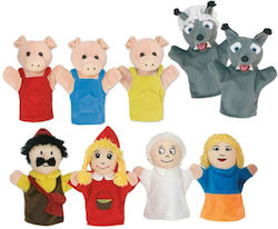 Akros Hand Puppets Little Red Riding Hood & Three Little Pigs 3-8 Years 65001
