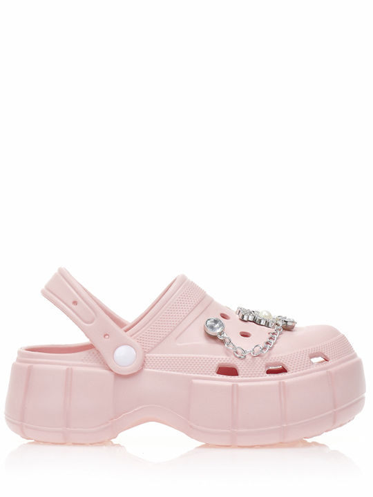 Tsoukalas Damen Clogs Rosa