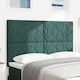vidaXL Cap de pat din Material Textil Dark Gree...