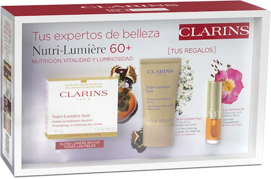 Clarins Nutri-Lumiére Комплект за грижа за кожата 3бр