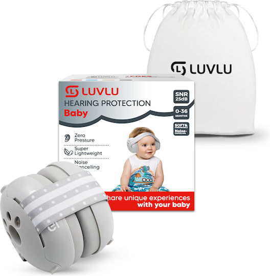 Luvlu Детски Слушалки за уши в Сив цвят 2бр