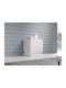 Charlotte Bedside Table 187 Wooden White 53x46x42cm
