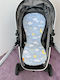Kinderwagenmatratze Blau