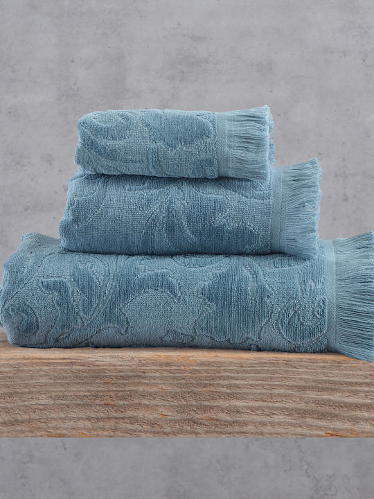 Rythmos Bath Towel Set 3pcs Sienna Denim Weight...