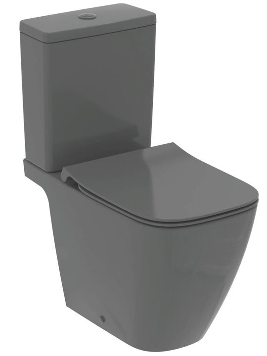 Ideal Standard I.life B Λεκάνη Δαπέδου με Καζανάκι με Κάλυμμα Soft Close Γκρι