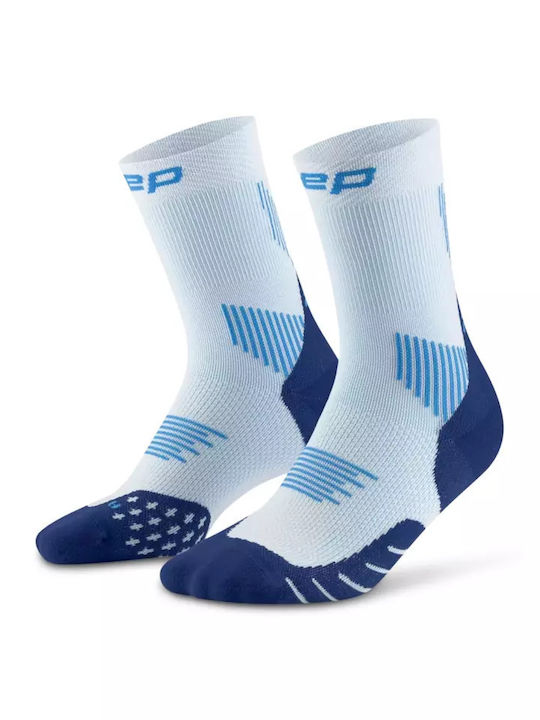 CEP Mid Cut Running Κάλτσες Μπλε 1 Ζεύγος