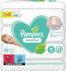 Pampers Sensitive Υποαλλεργικά Μωρομάντηλα χωρί...