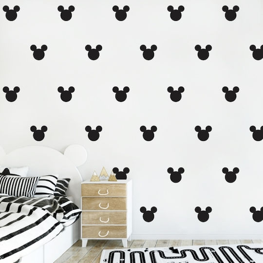 Wall Stickers For Nursery-kids Room Mickey Set Of 20pcs. - Light Blue