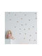 Wall Stickers For Nursery-kids Room Stars Set Of 26pcs. 6x6cm. - White