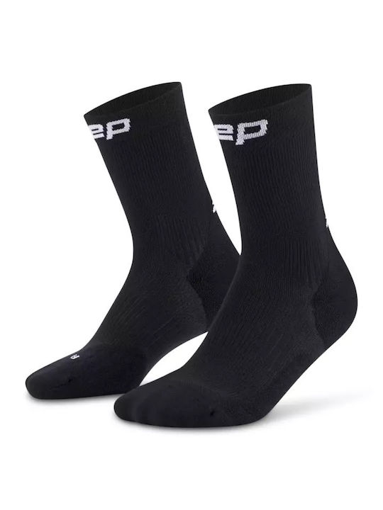 CEP Mid Cut Running Κάλτσες Μαύρες 1 Ζεύγος