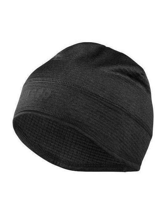 Beanie Unisex Σκούφος Πλεκτός σε Μαύρο χρώμα