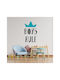 Wall Stickers For Kids Room Boys Rule - White