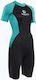 Women's Aquastic Wavey Wetsuit 2 Mm Black Mint Size Xs