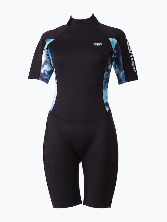 Tusa Sport Μονοσόρτς Κατάδυσης με Φερμουάρ Μαύρο 2mm