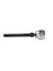 My Home Luxury Pliabil Metalic Galerie pentru perdele Crystal Simplu Φ19mm 120-200buc Negru
