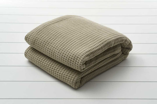 Vesta Home Κουβέρτα Πικέ King Size 260x250εκ. 1080 Sand