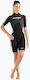 Cressi Med X Women's Wetsuit 2.5 Mm Black Light Blue/grey Size L 4