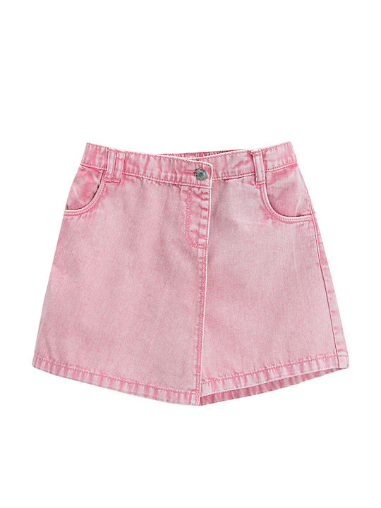 Kinder Rock aus Jeans Rot