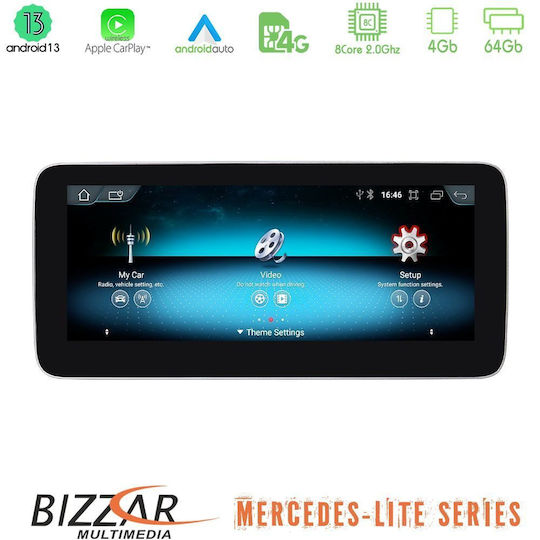 Bizzar Ηχοσύστημα Αυτοκινήτου για Mercedes-Benz C Class / GLC 2015-2021 (Bluetooth/USB/AUX/WiFi/GPS/Apple-Carplay/Android-Auto/CD) με Οθόνη Αφής 2"