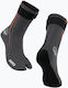 Zone3 Active Flex 3 mm Neopren-Schwimmsocken Grau Orange Größe L