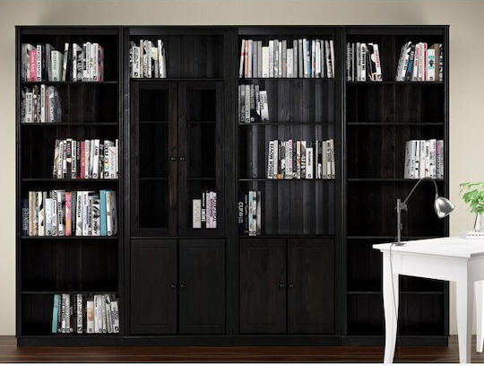 Bücherschränke Saltoro 112 428741NOT 6Stück 296x34x223εκ. Dark Brown