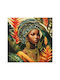 Canvas Painting Gangalo Inart 100x3x100cm