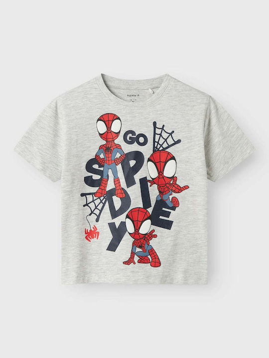 Παιδική Μπλούζα Κοντομάνικη Light Grey Melange Marvel