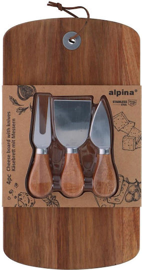 Atmosphera Servierplatte Hölzernes 32x17.5x1.5cm 1Stück