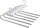 Set of 2 Space-Saving Closet Hangers with 6 Slots 8720604887228 Umuzi Cleaning